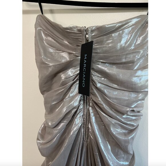 NWT GUESS BY MARCIANO Judy Iridescent Gown dress size 2 - Picture 7 of 9